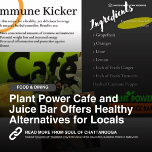 Plant Power Cafe and Juice Bar Offers Healthy Alternatives for Locals
